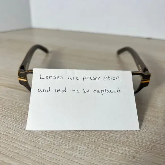 Gucci GG2916 GRN Eyeglasses Brown Orange Frames 50-14-125 - Picture 3 of 11